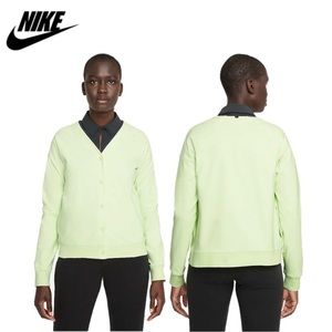 NWT Nike Repel Ace Woman’s Golf Cardigan In Lime Ice Sz XS